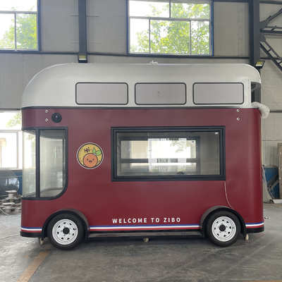 Ventes mobiles d'alcool café lait thé bière crème glacée camion chariot mobile