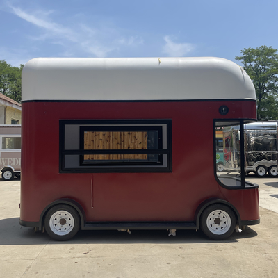 Ventes mobiles d'alcool café lait thé bière crème glacée camion chariot mobile