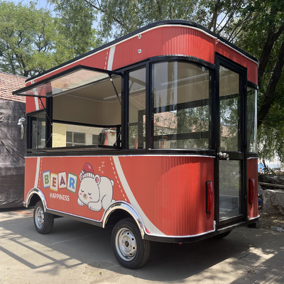 Compétences manuelles Poulet frits mobiles Combo Cola Boissons Alimentation Snack Truck Boutique Cart