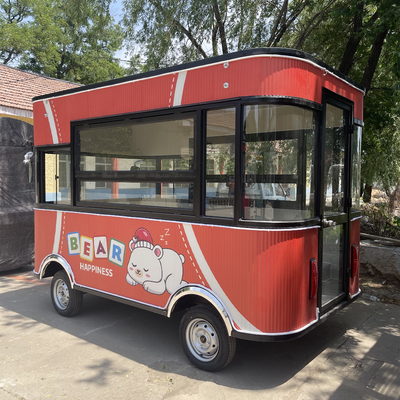 Compétences manuelles Poulet frits mobiles Combo Cola Boissons Alimentation Snack Truck Boutique Cart