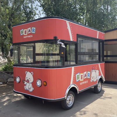 Compétences manuelles Poulet frits mobiles Combo Cola Boissons Alimentation Snack Truck Boutique Cart