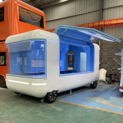 Trailers électriques mobiles multifonctionnels pour snacks