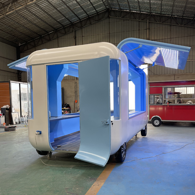 Trailers électriques mobiles multifonctionnels pour snacks