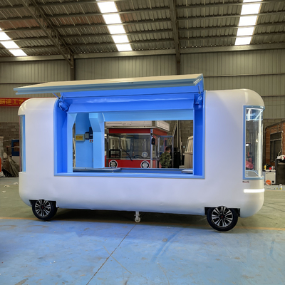 Trailers électriques mobiles multifonctionnels pour snacks