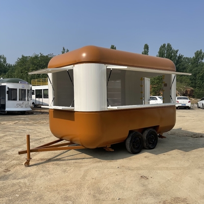 Trailer de remorquage alimentaire à 40 km/h Trailer de concession mobile entièrement équipé pour produits