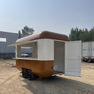 Trailer de remorquage alimentaire à 40 km/h Trailer de concession mobile entièrement équipé pour produits