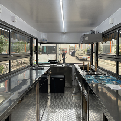 2023 électrique mobile marchandise alimentaire artisanat artisanat magasin de camionnettes chariot de remorque
