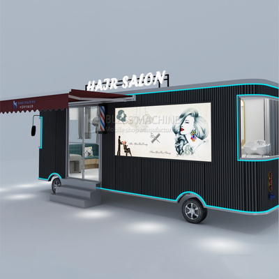 3.0kw personnalisé électrique mobile de salon de coiffure Van Trailer avec un design personnalisé