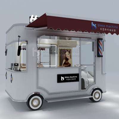 Coiffure électrique mobile salon de coiffure Barbier Style Design Van Truck Trailer Cart 2023 Outlet