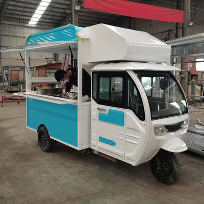 Personnalisé 1.5KW-4.5kw Trois roues scooter électrique panier de nourriture Tuk Tuk tricycle de cuisine mobile