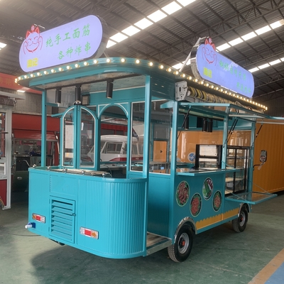 4 roues camions mobiles de nourriture pour chariots de hot-dogs et de restauration de concession Café Food Trailer