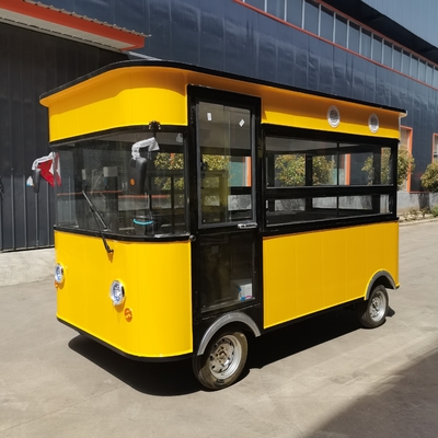 4 roues camions mobiles de nourriture pour chariots de hot-dogs et de restauration de concession Café Food Trailer