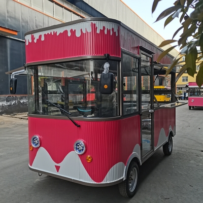 4 roues camions mobiles de nourriture pour chariots de hot-dogs et de restauration de concession Café Food Trailer