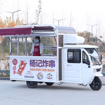 Mobiles polyvalents électriques de restauration rapide Snack Tricycle Pedicab Trois roues Outlet 2023