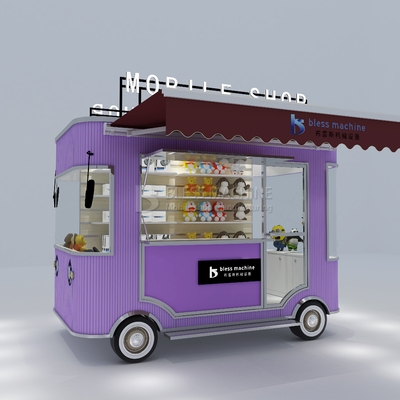 Outlet électrique mobile marchandises alimentaires artisanat artisanat magasin de fourgonnette chariot de remorque