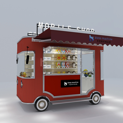 Outlet électrique mobile marchandises alimentaires artisanat artisanat magasin de fourgonnette chariot de remorque