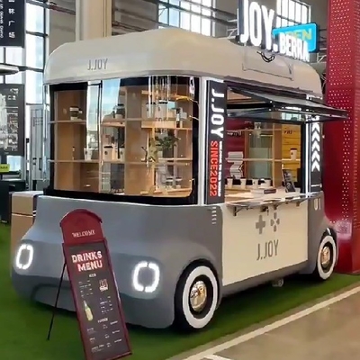 2023 électrique mobile marchandise alimentaire artisanat magasin d'artisanat camionnette chariot de remorque pour hôtels