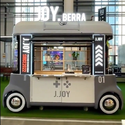 2023 électrique mobile marchandise alimentaire artisanat magasin d'artisanat camionnette chariot de remorque pour hôtels