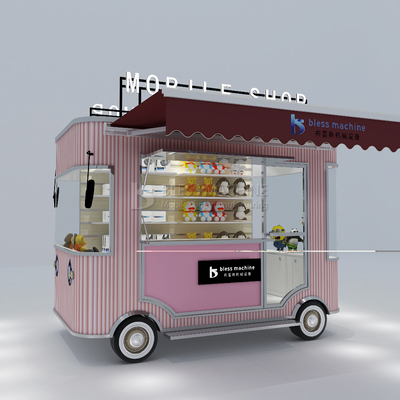 2023 électrique mobile marchandise alimentaire artisanat magasin d'artisanat camionnette chariot de remorque pour hôtels
