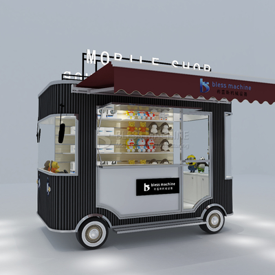 Fermes électriques mobiles marchandises alimentaires artisanat artisanat magasin de camions chariot de remorque