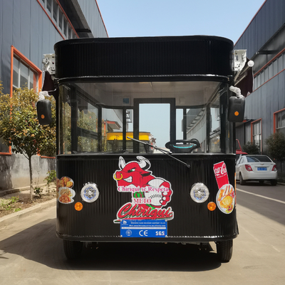 Catering commercial Chariot électrique mobile à poulet frit pour collations et boissons