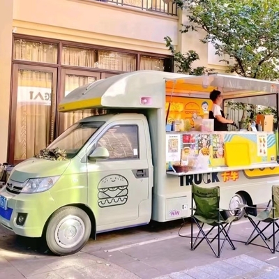 Chariot alimentaire Chariot de vente en plein air mobiles fast-food remorque pour mobile personnalisé