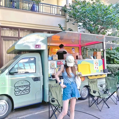 Chariot alimentaire Chariot de vente en plein air mobiles fast-food remorque pour mobile personnalisé