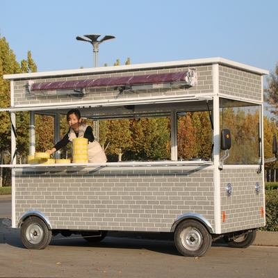 110v/220v chariots électriques de fournisseur Hot Dog camion alimentaire mobile avec matériel de soja