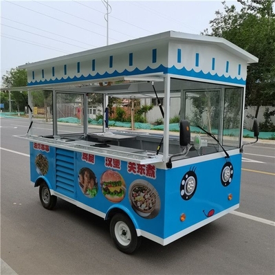 110v/220v chariots électriques de fournisseur Hot Dog camion alimentaire mobile avec matériel de soja