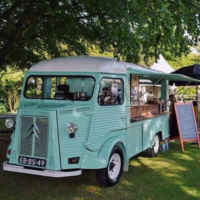 Camion de restauration sur mesure pour le bus Citroën pour les hamburgers de rue, les frites et les glaces