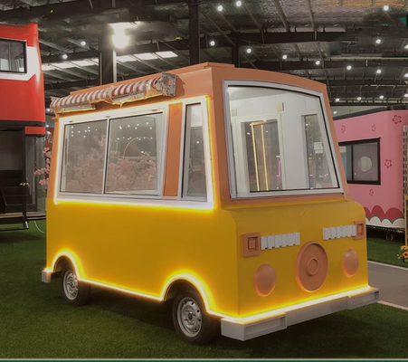 Carton alimentaire mobile personnalisé Citroën Camion électrique pour les hot-dogs et les glaces