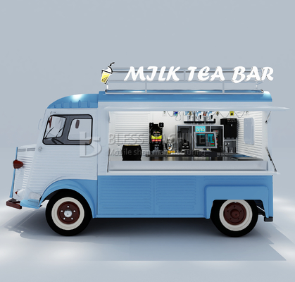 Carton alimentaire mobile personnalisé Citroën Camion électrique pour les hot-dogs et les glaces