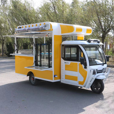 2023 Hamburger électrique mobile poulet frit steak brochette boissons alimentaires camion à tricycle