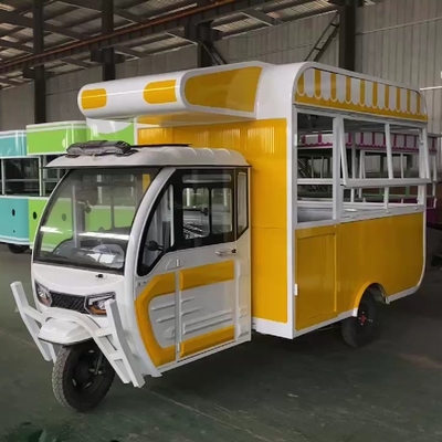 2023 Hamburger électrique mobile poulet frit steak brochette boissons alimentaires camion à tricycle