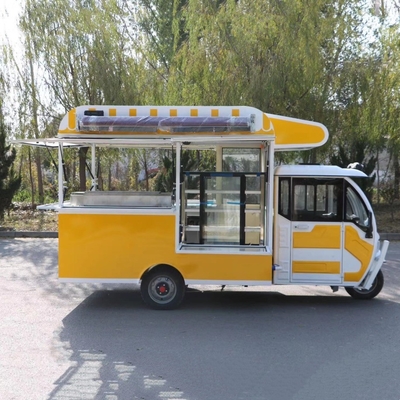2023 Hamburger électrique mobile poulet frit steak brochette boissons alimentaires camion à tricycle