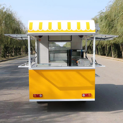 2023 Hamburger électrique mobile poulet frit steak brochette boissons alimentaires camion à tricycle