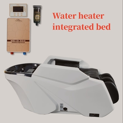 Barberie dédiée à l' électrique Massage Shampooing Lit avec fumigation de chauffage de tout le corps