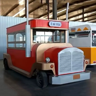Voiture de restauration commerciale électrique personnalisée chariots de fournisseur Hot Dog camion de nourriture mobile 4 roues