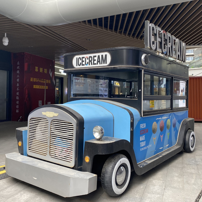 Voiture de restauration commerciale électrique personnalisée chariots de fournisseur Hot Dog camion de nourriture mobile 4 roues