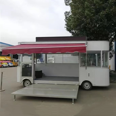 2023 électrique mobile salon de coiffure barbier magasin vestiaire camionnette remorque panier