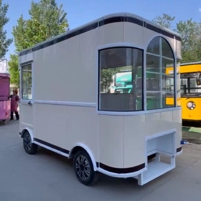 Mode mobile à batterie électrique mobile salon de coiffure coiffeur coiffeur magasin de remorque