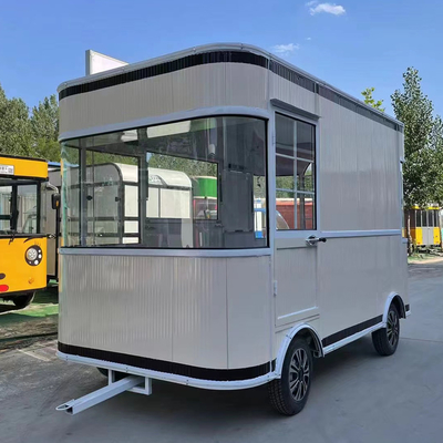 Mode mobile à batterie électrique mobile salon de coiffure coiffeur coiffeur magasin de remorque