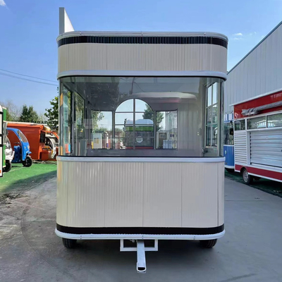 Mode mobile à batterie électrique mobile salon de coiffure coiffeur coiffeur magasin de remorque