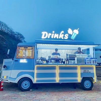 Camion électrique pour le café, le lait, le thé, la crème glacée et les collations