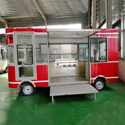 Ventes de produits électriques mobiles multifonctionnels Boutique Food Snack Truck Cart