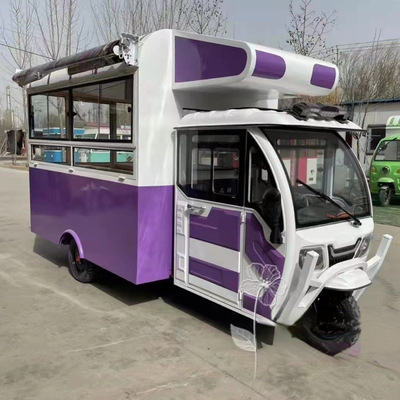 Un puissant tricycle électrique mobile polyvalent pour le marché de la restauration rapide et des boissons 2022