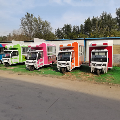 Un puissant tricycle électrique mobile polyvalent pour le marché de la restauration rapide et des boissons 2022