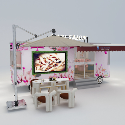 Salon de beauté camion pour mobile cosmétologie coiffure manucure massage et pédicure