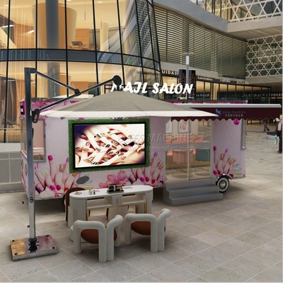 Salon de beauté camion pour mobile cosmétologie coiffure manucure massage et pédicure