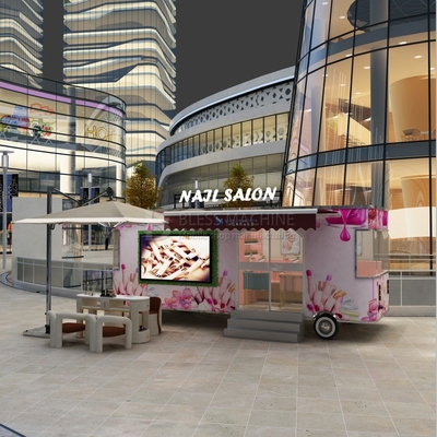 Salon de beauté camion pour mobile cosmétologie coiffure manucure massage et pédicure